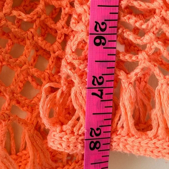 VENUS Coral Crochet Knit With Frinched Detailing Size M - Picture 6 of 8